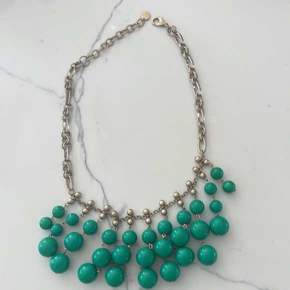 Stella & Dot Jolie necklace, green. - Picture 2 of 3